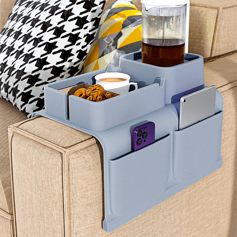 Sofa Armrest Silicone Tray