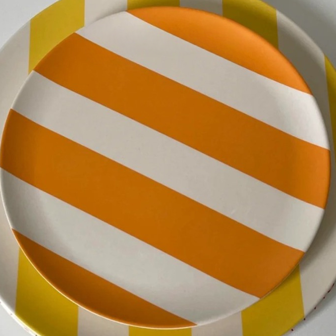 EcoChic Bamboo Dining Plates